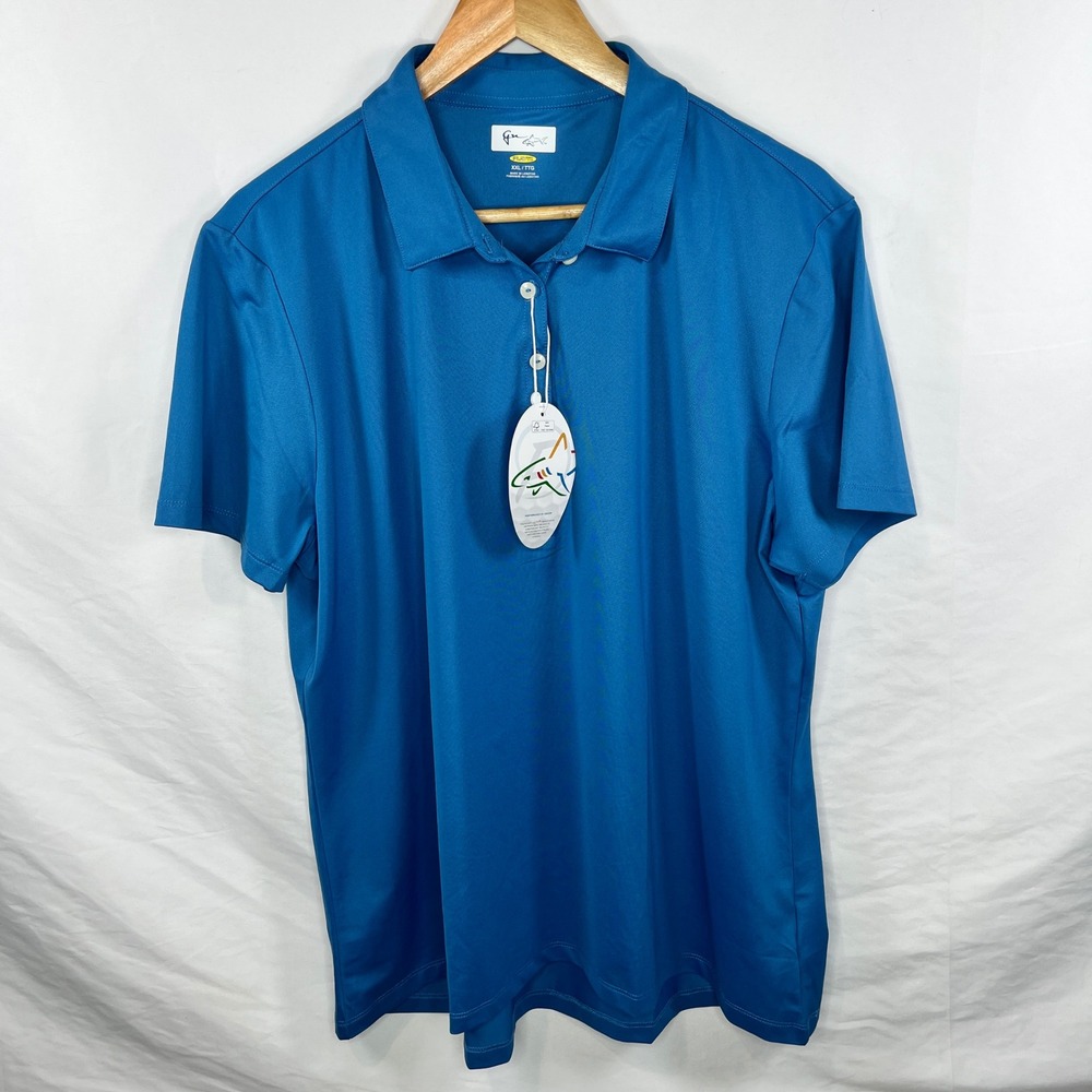 Greg Norman Play Dry Golf Women Polo Shirt Pro-Series Moisture Wicking XXL, NWT